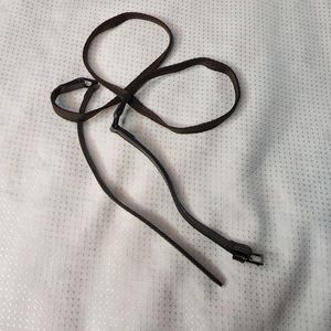 Small MaxMara belt.1st hole at 36". Last hole at 40"